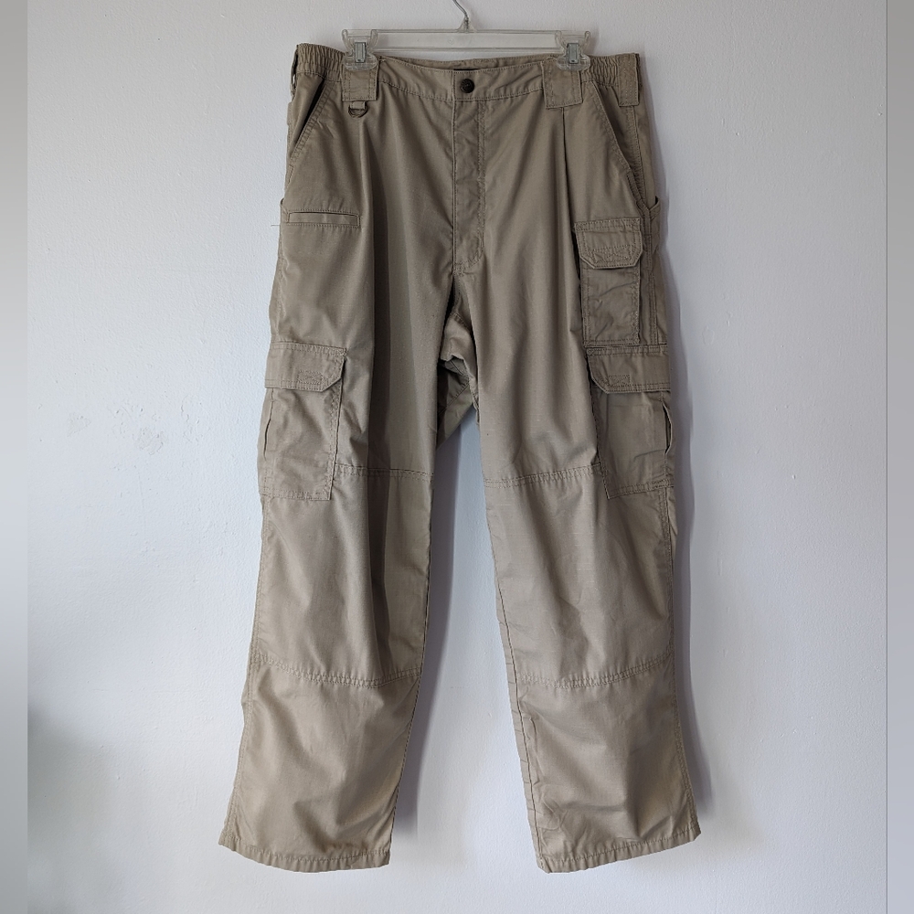 5.11 Tactical Taclite Pro Pant Size 36/30 Stone Khaki - Picture 2 of 6